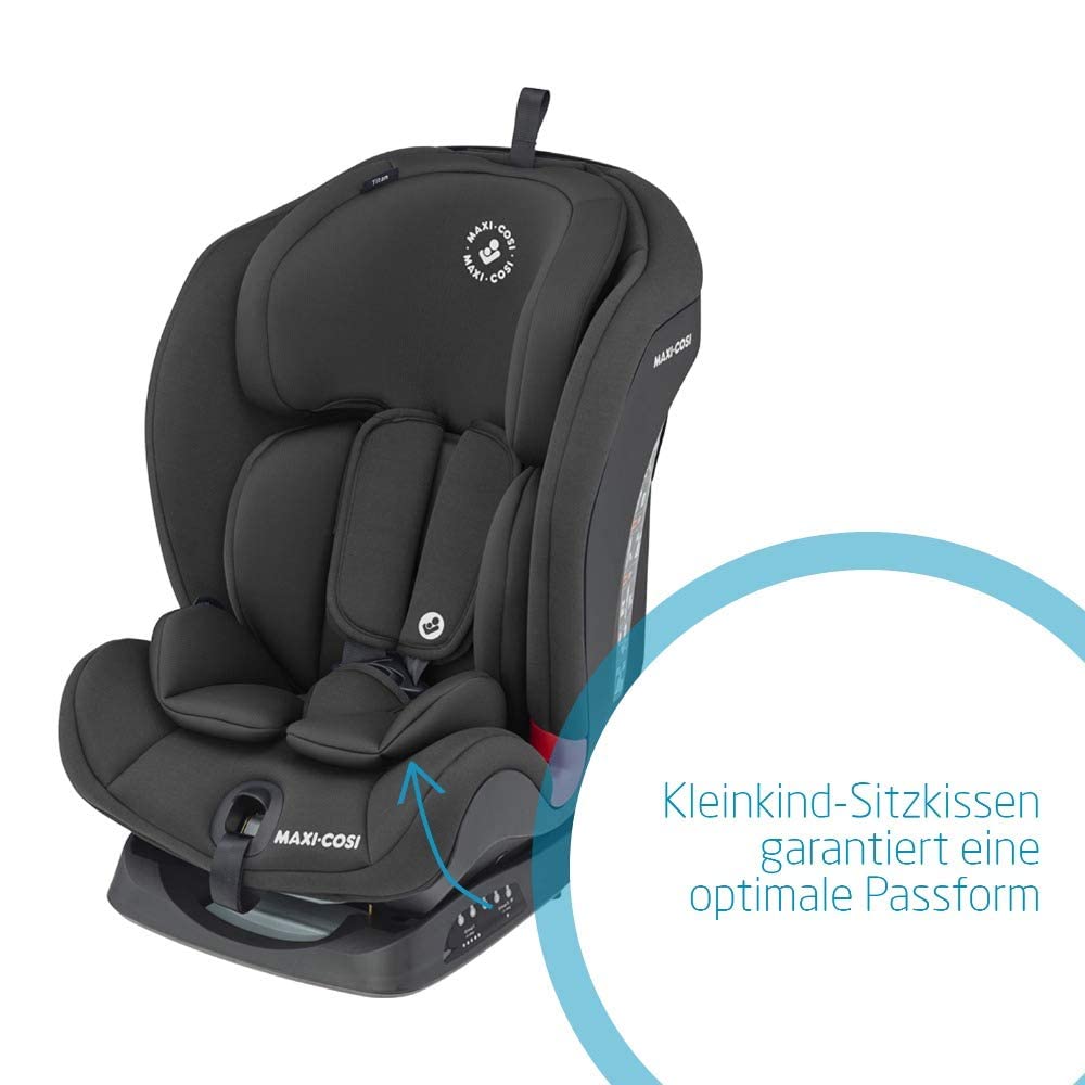 Maxi-Cosi Titan S i-Size, Child Car Seat, 15 months-12 years (76-150cm), ISOFIX Car Seat, 5 Recline Positions, 13 Headrest Positions, G-CELL Protection, 5-Point Safety Harness, Tonal Graphite - Meloni2