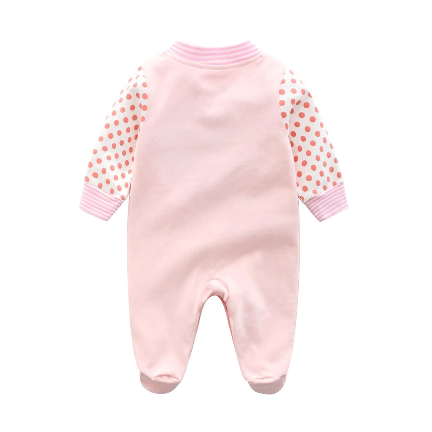 KIDDLETOWN Baby Pyjamas Newborn Baby Girls 0-3 Months Organic Cotton Long Sleeve Popper Frog Cartoon