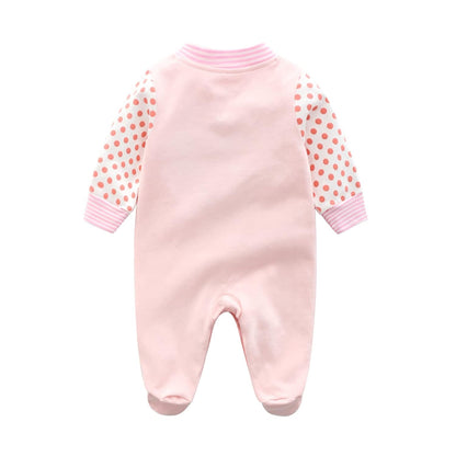 KIDDLETOWN Baby Pyjamas Newborn Baby Girls 0-3 Months Organic Cotton Long Sleeve Popper Frog Cartoon