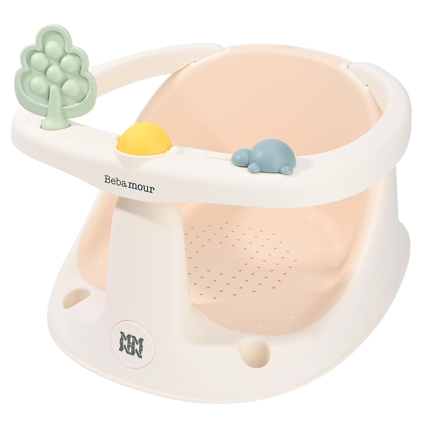 Bebamour Baby Bath Seat 6 Months + Child Bathtub Non-Slip Bath Chair, Water Jug