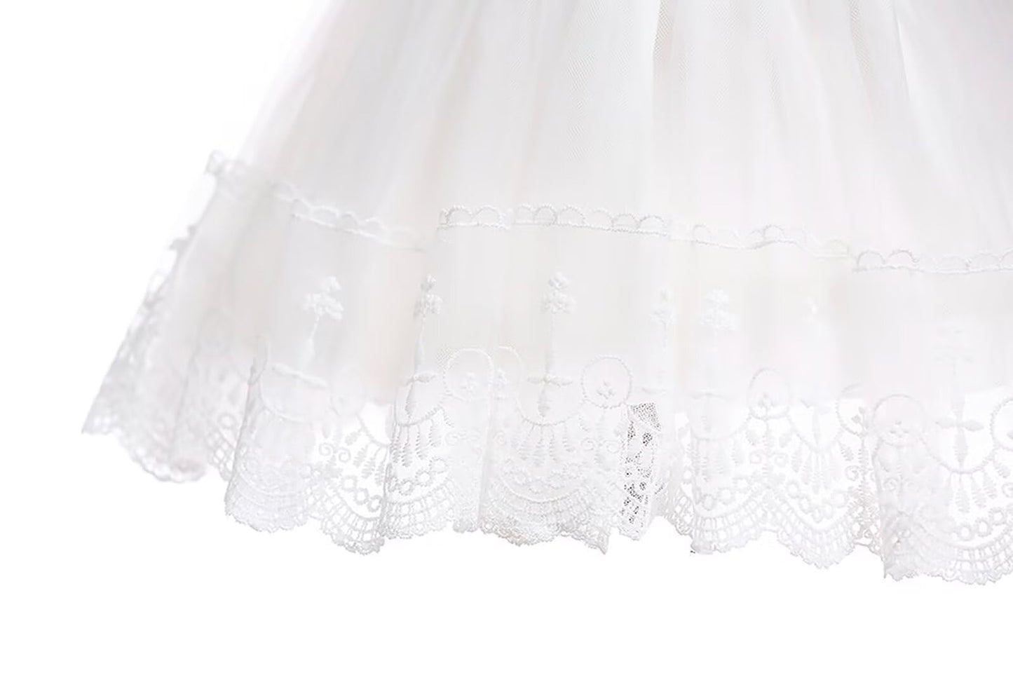 Baby Mädchen Weiße Taufe Kleid mit Kapuze Neugeborene Taufe Kleid Spitze Kleid für Hochzeit Geburtstag