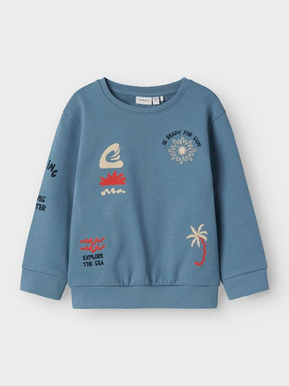 NAME IT Boys Nmmfesab LS Nreg Sweat Unb