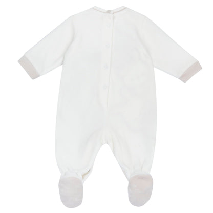 Chicco, Babystrampler Aus Warmem Und Weichem Nicki, Mit Praktischer Schrittöffnung, Ideal Für Den Winter, Babykleidung für 0-24 Monate, Designed in Italy