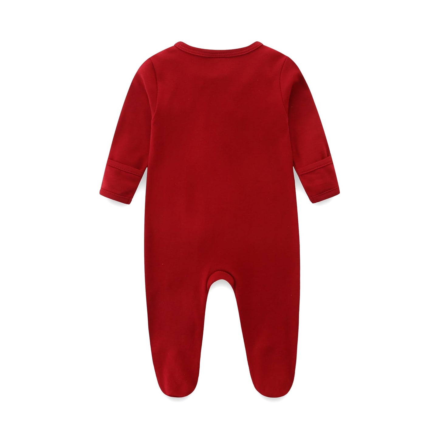 Baby Schlafanzug, Baby Strampler, Neugeborene Strampler Doppelreißverschluss, Baumwolle Langarm Schlafanzug Neugeborene, Schlafstrampler Pyjam Kleidung für Junge Mädchen 0-3 Monate