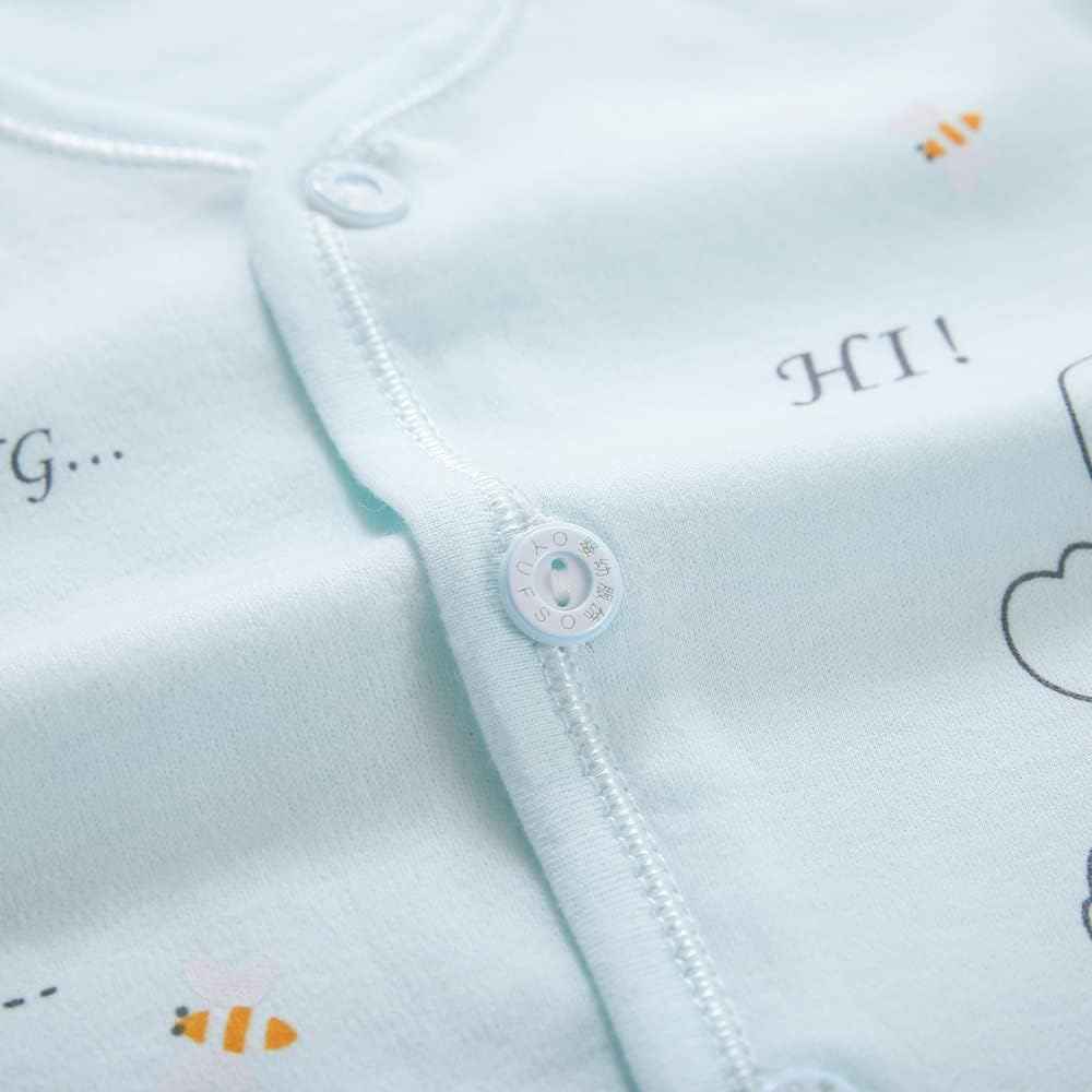 Gajaous 5 Pieces Newborn 0-3 M Boys Girls Baby Cotton Clothing Tops Hat Trousers Suit Outfit Sets One Size