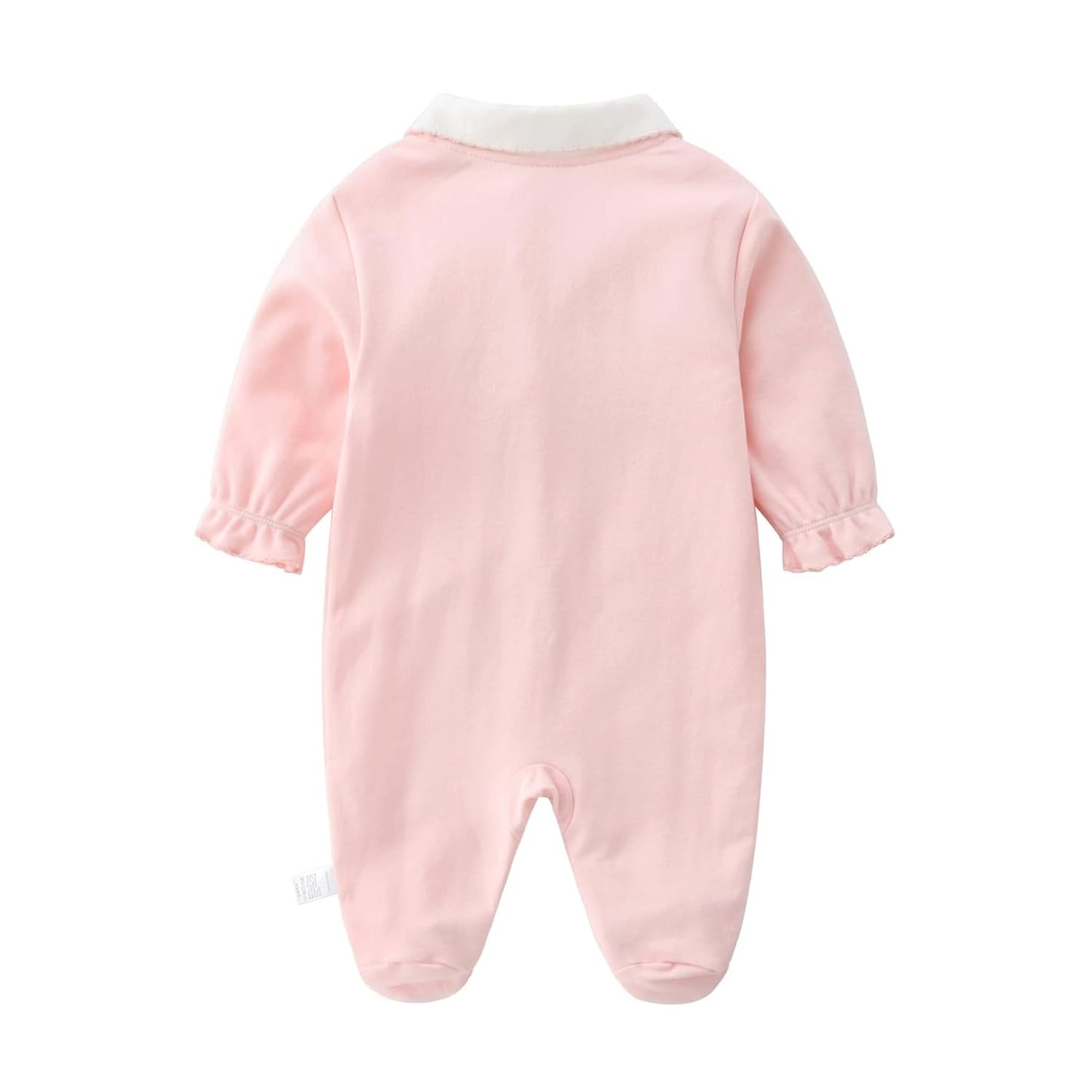 KIDDLETOWN Baby Pyjamas Newborn Baby Girls 0-3 Months Organic Cotton Long Sleeve Popper Frog Cartoon