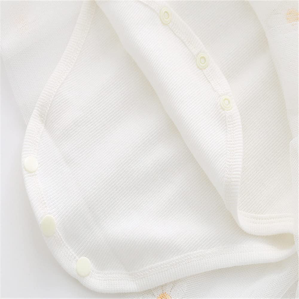 Kleinkind Baby Mädchen Kleidung Set Langarm Rüschen Gänseblümchen Gedruckt Tüll Tutu Rock Ein Stück Strampler Kleid Herbst Outfit