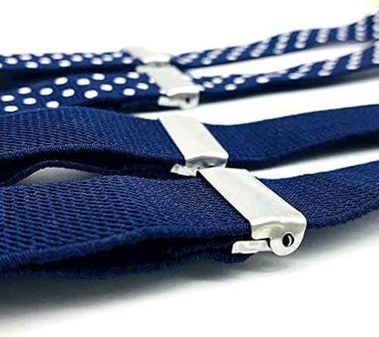 Pack of 2 Children's Braces 4 Clips Y-Shape – 2.5 cm Wide