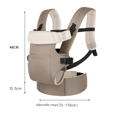 Babytrage Neugeborene Ab Geburt,Tragetuch Baby Neugeboren,Babytrage Ab Geburt, Mehrere Haltepositionen, mit klappbarem Nacken- und Lendenwirbeldekompressionsdesign für Säuglinge und Kleinkinder