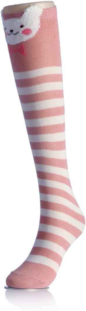 CISMARK Girls' Knee Socks 6 Pairs for Children Gifts Long Funny Children's Socks Animal Cotton Socks 3-12 Years