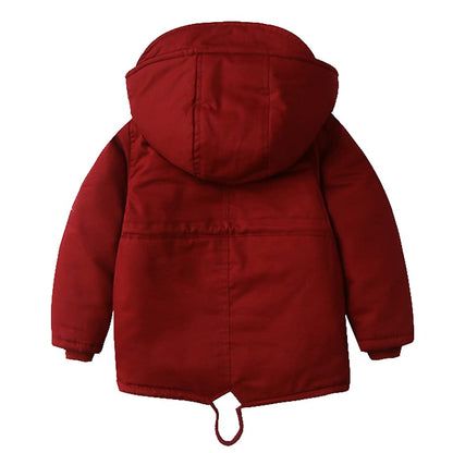 Winter Jacket for Boys and Girls, Warm Hoodie Outfits, Thick Coat, Baby Winter Coats