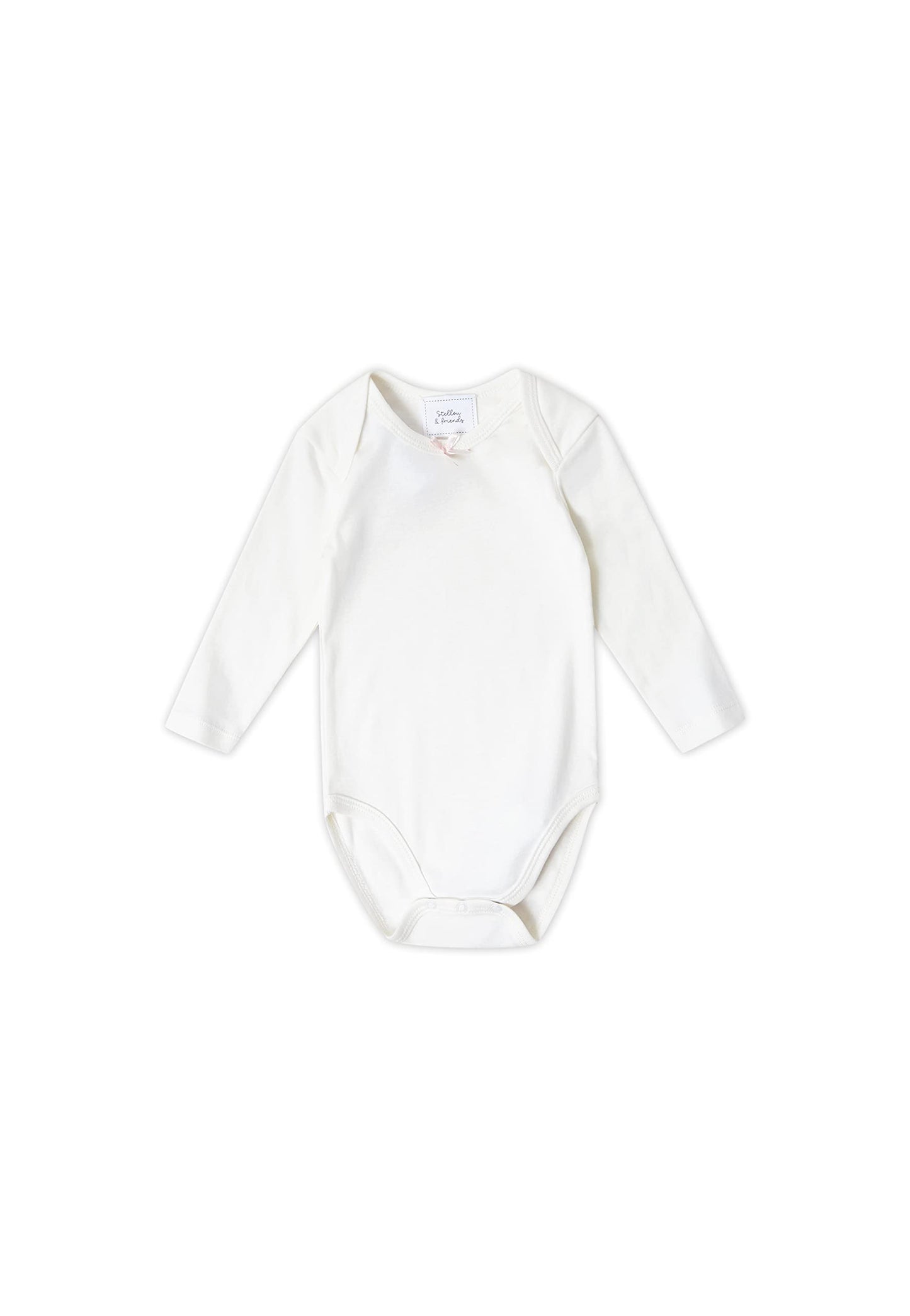 Stellou & friends Baby Body, 100% Bio-Baumwoll Wickelbody 3er MultiSet, kuschelweiche und hochwertige Kinder Kleidung für Jungs und Mädchen, Langarm & Kurzarm-body, OEKO-TEX 100 Zertifiziert