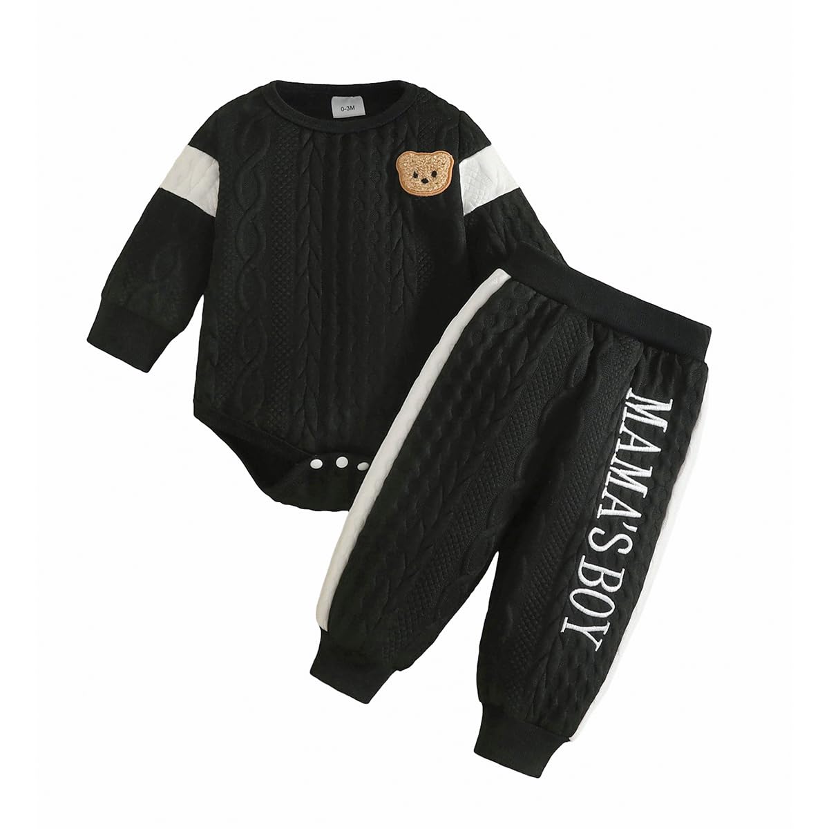 Herbst Outfit Für Baby Jungen Mit Bären Oberteil Und Hose