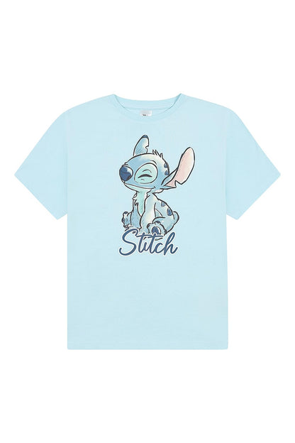 Disney Mädchen 3er-Pack Lilo und Stitch T-Shirts Kinder Angel Sommertop Kurzarm-T-Shirts