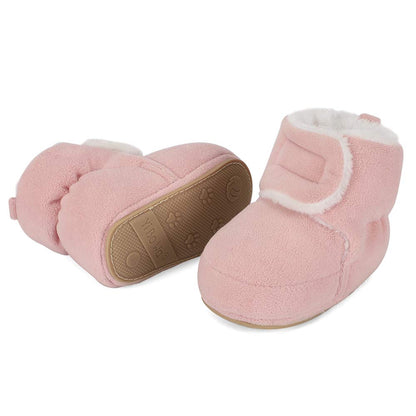 Unisex Baby Boys Girls Warm Winter Boots Rubber Sole Non-Slip Winter First Walking Shoes