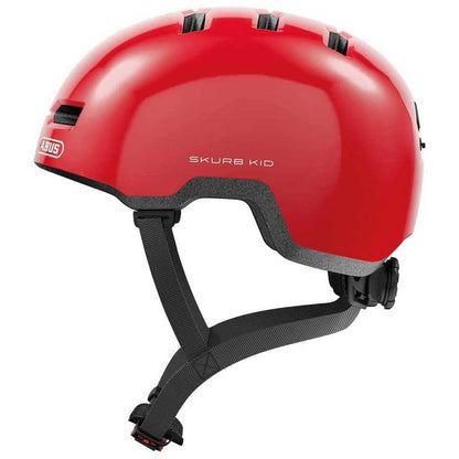 ABUS Skurb Kid Children's Helmet - Robust Bicycle Helmet in Skater Look with Space for a Braid and Various Designs - for Girls and Boys