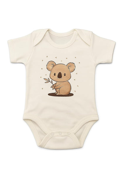 Neugeborenen Baby Geschenk Set 100% natürliche Baumwolle Erstausstattung Erstlingsausstattung Ausstattung Unisex Kleidung Geschenkset Babyausstattung für Babys 0-4 Monate (Koala)