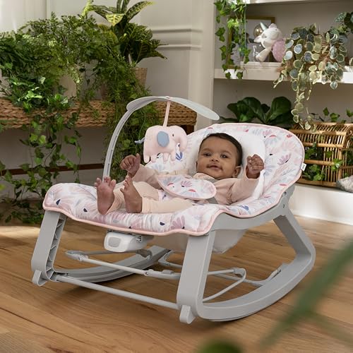 Ingenuity, Keep Cozy 3 in 1 Grow with me Wippe Weaver mit Vibrationen, 2 Liegepositionen und 3 Wippfunktionen, mehrfarbig