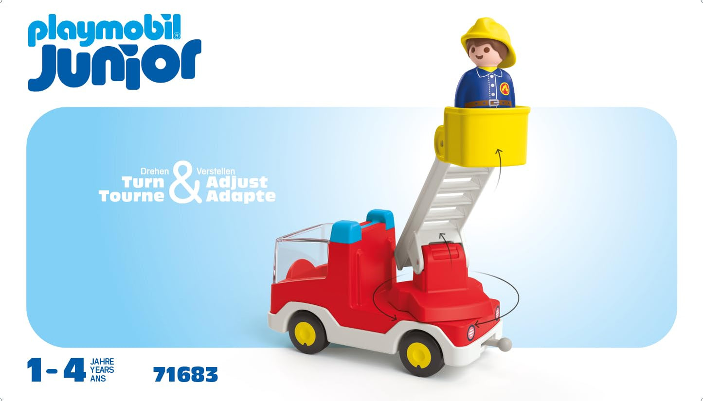 PLAYMOBIL Junior Heroes of Everyday Life Sustainable Toy for Children from 1 Year Including Doctor, Firefighter and Policeman, 71692