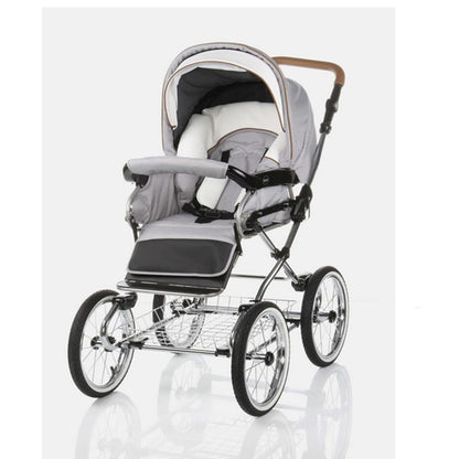 Kinderwagen-Set 2 in 1 Retro inkl. Sportsitz - 11 Teile - in 5 Farben