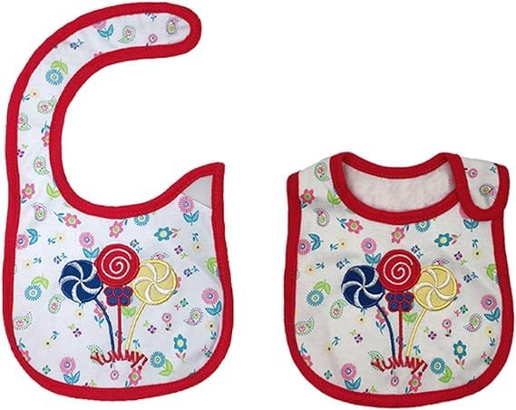 Yafane Baby Lätzchen Wasserdicht Weich 10er aus Baumwolle Halstücher Sabberlätzchen Spucktücher Baby für Baby Jungen und Mädchen Kleinkinder