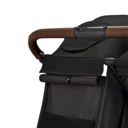 Venus Max Doppel kinderwagen - geeignet von Geburt bis 15 kg (ca. 3 Jahre), kompakter, leichter, faltbarer Zwillingskinderwagen, inklusive Regenschutz und Fußwärmer (Schwarz)