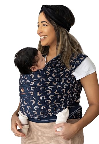 manduca Sling - Babytragetuch - Elastische Babytrage für Neugeborene von der Geburt bis zu 15 kg - Bio-Baumwolle - GOTS zertifiziert
