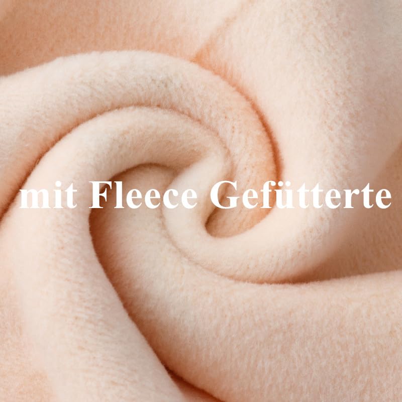 Thermohose für Kinder, warme Thermo-Leggings, elastische Taille, gefütterte Jogginghose mit Fleece, Winterhose für Mädchen 2-13 Jahre alt