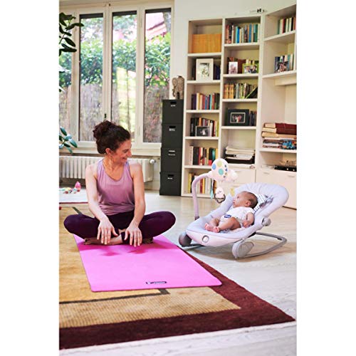 Chicco Balloon Infant and Baby Rocker 0 Months - 18 kg, Rocker and Chair Function, Adjustable Backrest, Compact Closure, Vibration, Interactive Electronic Toy, Lights and Sound