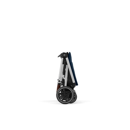 CYBEX Gold Kinderwagen e-GAZELLE S, Ab Geburt bis ca. 4 Jahre, Max. 22 kg (Single-Modus) / 2x 22 kg (Duo-Modus), All-in-1-System mit E-Antrieb und 20+ Konfigurationen, Stone Grey