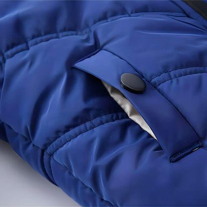 linboo Winter Jacket Boys Children's Parka Jacket Lined Winter Coat with Removable Hood Thick Quilted Jacket Baby Warm Outdoor Jacket