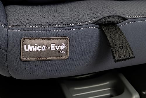 Chicco Unico Evo I-Size, Kindersitz 0-36 Kg, für Kinder von 40 bis 150 cm, homologiert ECE R129/03, Isofix 360° drehbar und neigbar, Gruppe 0+/1/2/3 von 0 bis 12 Jahren, Schwarz