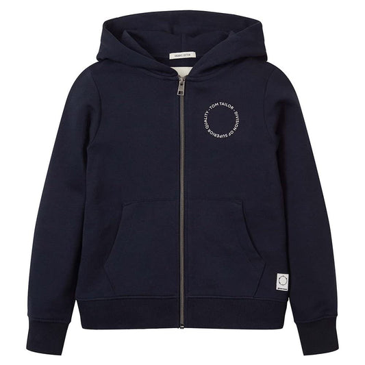 TOM TAILOR Boys Children's Sweat Jacket with Print Made of Organic Cotton