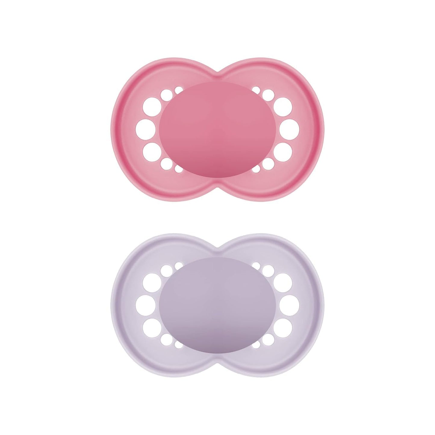 MAM Original Schnuller im 2er-Set, zahnfreundlicher Baby Schnuller aus nachhaltigen & bio-erneuerbaren Materialien, Sauger aus MAM SkinSoft Silikon, mit Schnullerbox, 0-6 Monate, Hase/Reh - Meloni2