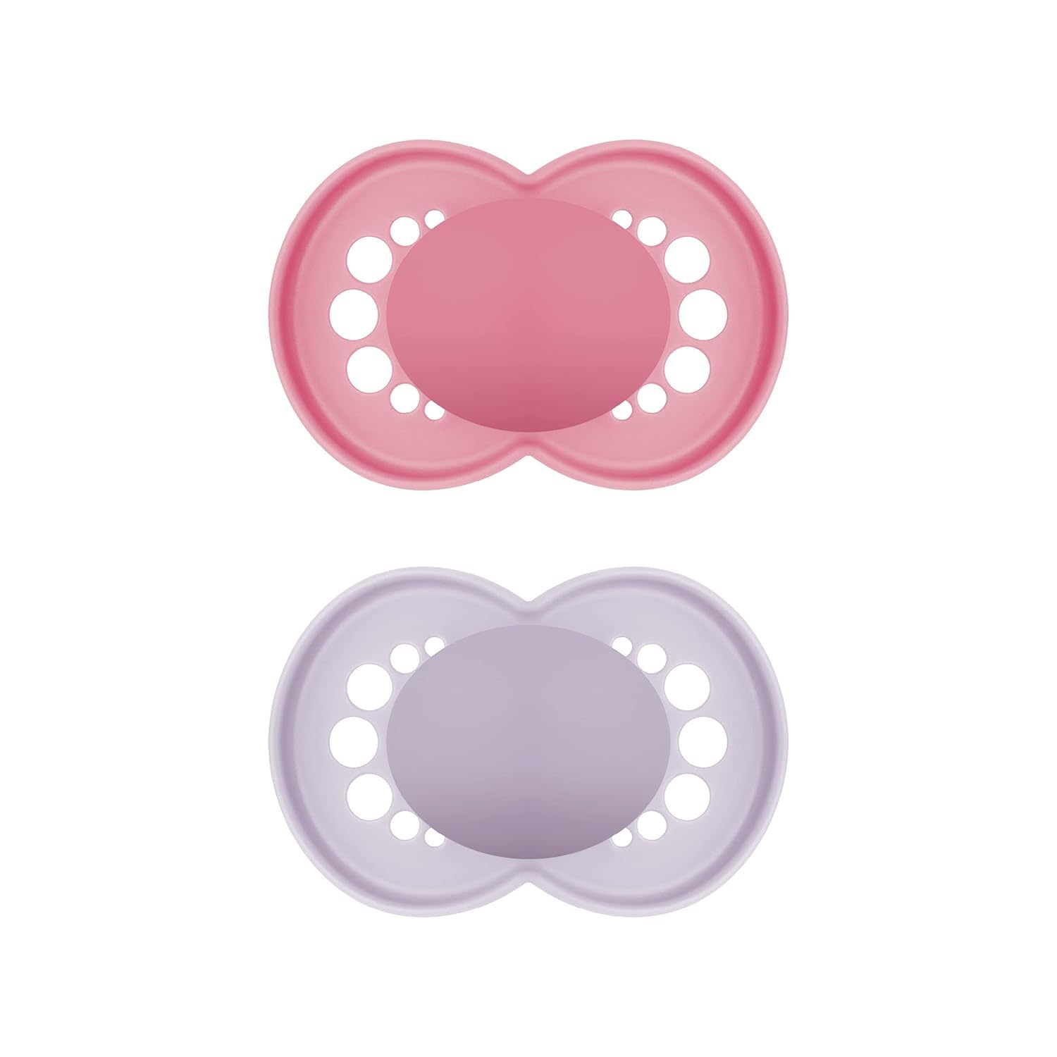 MAM Original Schnuller im 2er-Set, zahnfreundlicher Baby Schnuller aus nachhaltigen & bio-erneuerbaren Materialien, Sauger aus MAM SkinSoft Silikon, mit Schnullerbox, 0-6 Monate, Hase/Reh - Meloni2