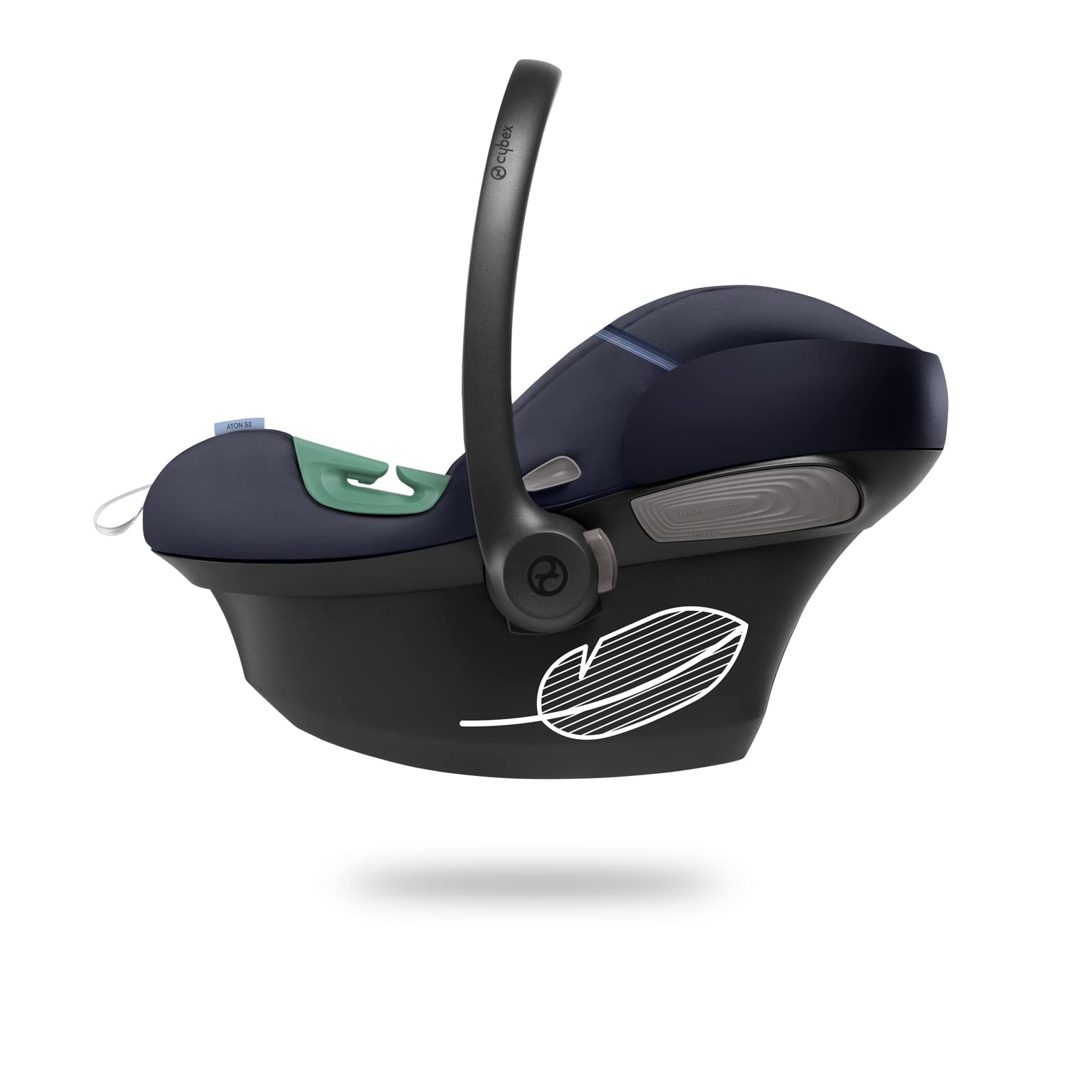 CYBEX Gold Babyschale Aton S2 i-Size, Ab Geburt bis ca. 24 Monate, Max. 13 kg, Inkl. Neugeboreneneinlage, SensorSafe kompatibel, Ocean Blue - Meloni2