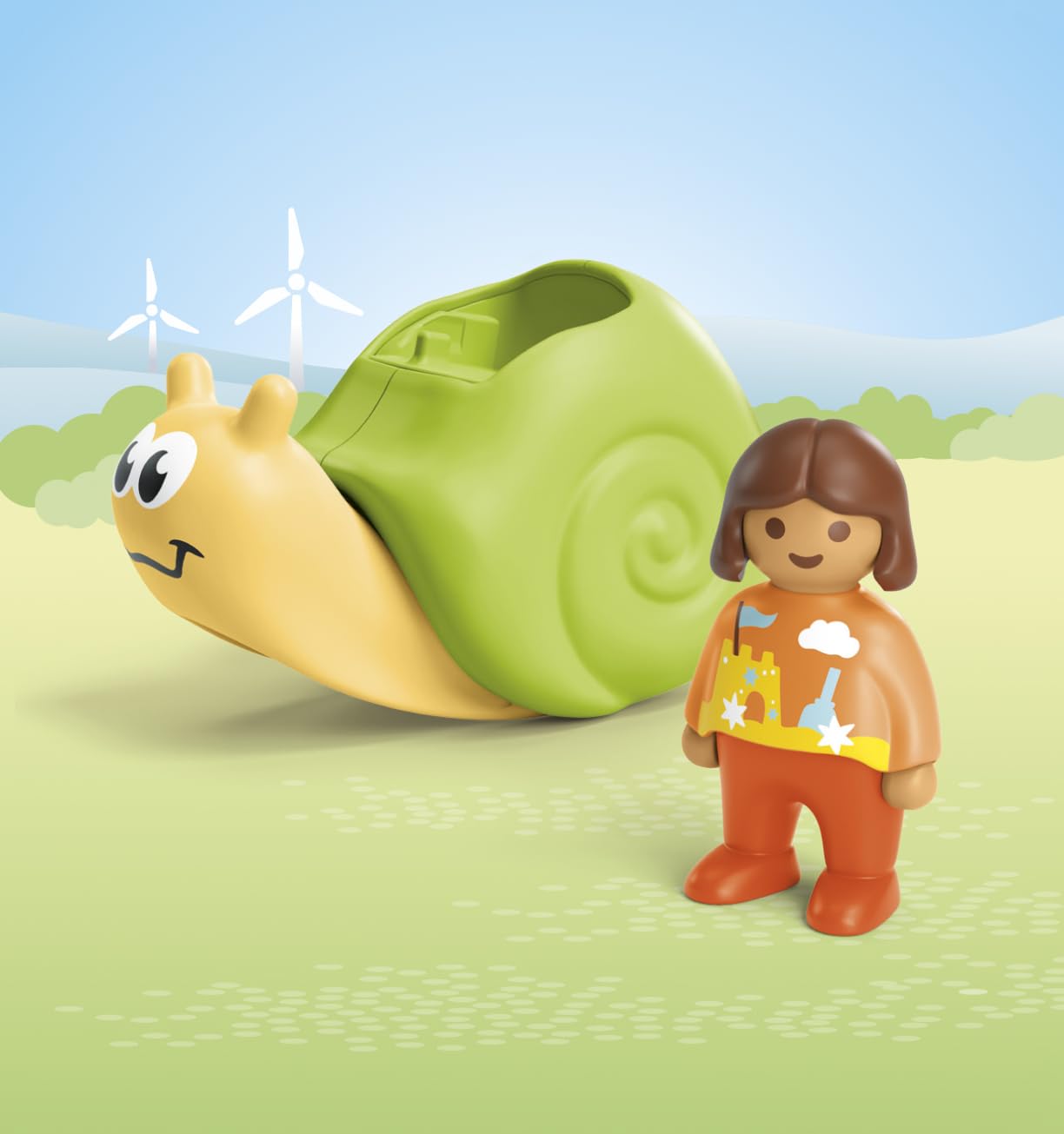 PLAYMOBIL JUNIOR | Tierpension mit Futterspender | nachhaltiges Spielzeug aus biobasierten Kunststoffen | für Kinder ab 1 Jahr | 71690