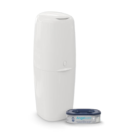 Angelcare 2370 Classic Nappy Bin, XL, White