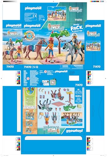PLAYMOBIL Horses of Waterfall 71496 Pony Carriage, Magical Trip with the Pony, Exciting Adventures at the Waterfall Ranch, Detailed Toy for Children from 4 Years