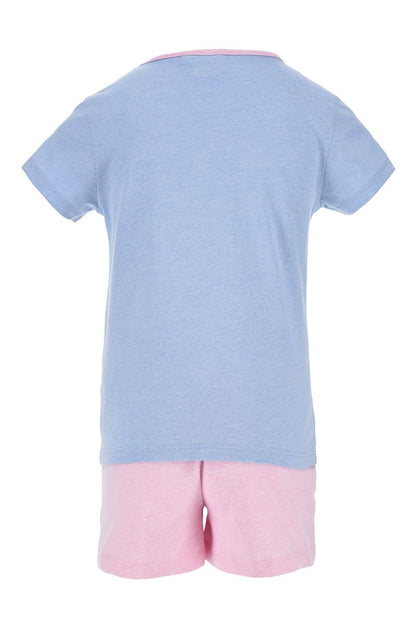 Disney Stitch Pyjamas für Mädchen, Stitch Design 2-Teiliges T-Shirt und Shorts-Set für Mädchen, Geschenk für Mädchen, Größen 6 bis 12 Jahre