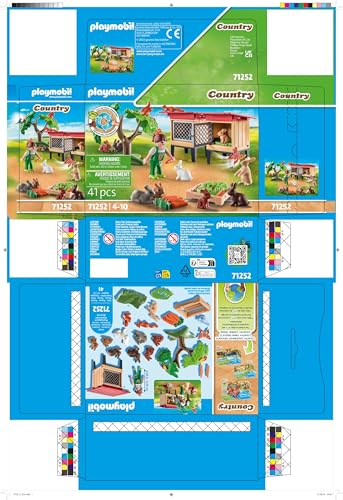 PLAYMOBIL | Country | Tierarzteinsatz bei den Eseln |Spielzeug für Kinder ab 4 Jahren | 71471