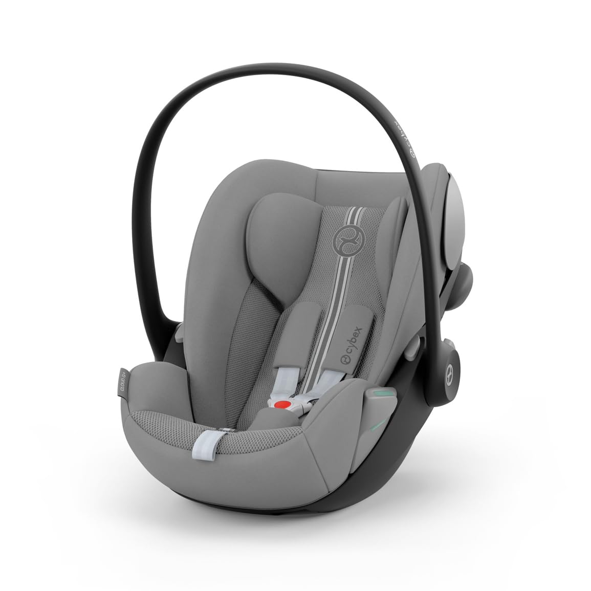 CYBEX Gold Babyschale Cloud G i-Size Comfort, Inkl. Neugeboreneneinlage, Ab Geburt bis ca. 24 Monate, Für Kinder ab 40 cm bis 87 cm, Max. 13 kg, Moon Black - Meloni2