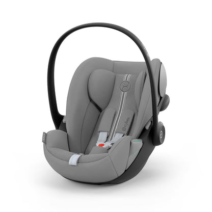 CYBEX Gold Babyschale Cloud G i-Size Comfort, Inkl. Neugeboreneneinlage, Ab Geburt bis ca. 24 Monate, Für Kinder ab 40 cm bis 87 cm, Max. 13 kg, Moon Black - Meloni2