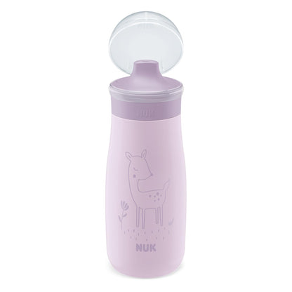NUK Kiddy Cup Night Trinklernflasche | Schnabeltasse mit Leuchteffekt | 12+ Monate | Auslaufsicher mit harter Trinktülle | Clip und Schutzkappe | BPA-frei | 300 ml | Planeten (blau), 10255678 - Meloni2