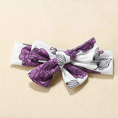 UUAISSO Neugeborenes Baby Mädchen Kleidung Papas Mädchen Langarm Tops Blumenhosen Sets Stirnband Säuglingsmädchen Herbst Outfits