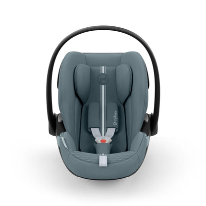 CYBEX Gold Babyschale Cloud G i-Size Comfort, Inkl. Neugeboreneneinlage, Ab Geburt bis ca. 24 Monate, Für Kinder ab 40 cm bis 87 cm, Max. 13 kg, Moon Black - Meloni2