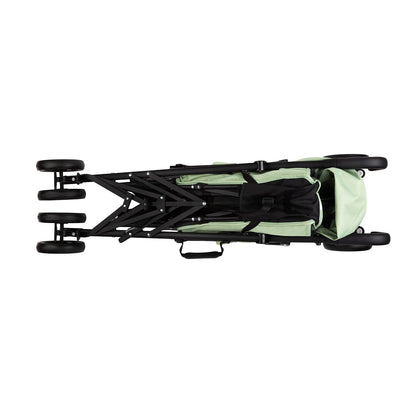 MoMi AKIRA Kinderbuggy Kinderwagen ab 6 Monaten (bis 15 kg), verstellbarer 5-Punkt-Sicherheitsgurt, Babytasche, Einkaufskorb, Regen- und Insektenschutz.