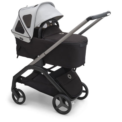 Bugaboo Dragonfly Sonnendach mit Lüftungsfenstern, ausziehbar für zusätzlichen und optimalen Sonnenschutz, wasserabweisend, Deep Indigo