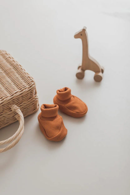 Generisch Baby Krabbel- Hausschuhe - Schuhe Neugeborene - Baumwolle - Diverse Farben - Mädchen - Jungs
