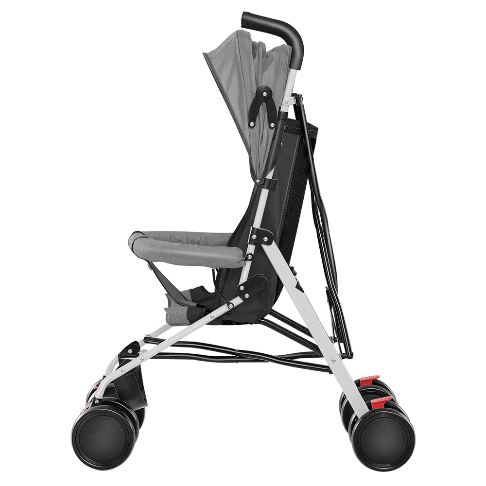 Kinderbuggy, Klein Zusammenklappbar Kinderwagen,Rücken und Fußstützenverstellung,Hinterradbremse,5-Punkt-Gurt,Einfaches Ein-Hand-Falten,Baby Reisebuggy